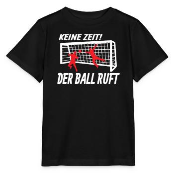 Fußballzubehör Geschenkidee Fußballfan - Stanley/Stella Kinder T-Shirt MINI CREATOR  - Schwarz - Vorne - Mikhail (115cm)