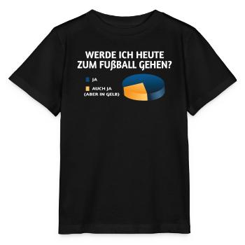Fußballzubehör Geschenkidee Fußballfan - Stanley/Stella Kinder T-Shirt MINI CREATOR  - Schwarz - Vorne - Mikhail (115cm)