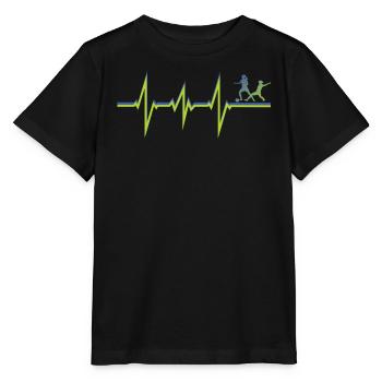 Fußballzubehör Geschenkidee Fußballfan - Stanley/Stella Kinder T-Shirt MINI CREATOR  - Schwarz - Vorne - Mikhail (115cm)