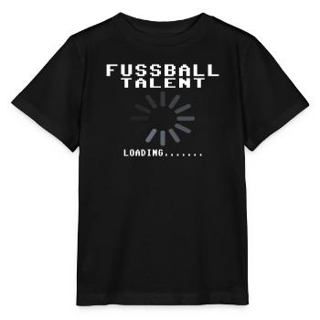 Fußballzubehör Geschenkidee Fußballfan - Stanley/Stella Kinder T-Shirt MINI CREATOR  - Schwarz - Vorne - Mikhail (115cm)