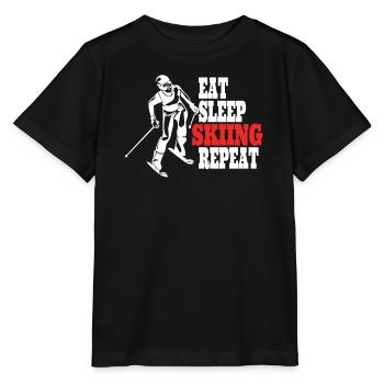 Ski accessories for skiers - Stanley/Stella MINI CREATOR Kids’ T-Shirt - black - Front - Mikhail (115cm)