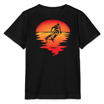 Ski accessories for skiers - Stanley/Stella MINI CREATOR Kids’ T-Shirt - black - Front - Mikhail (115cm)