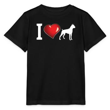 Dog Boxer Dog Owner Gift Idea - Stanley/Stella MINI CREATOR Kids’ T-Shirt - black - Front - Mikhail (115cm)