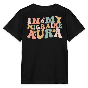 In My Migraine Aura Chronic Migraine Awareness - Stanley/Stella MINI CREATOR Kids’ T-Shirt - black - Front - Mikhail (115cm)