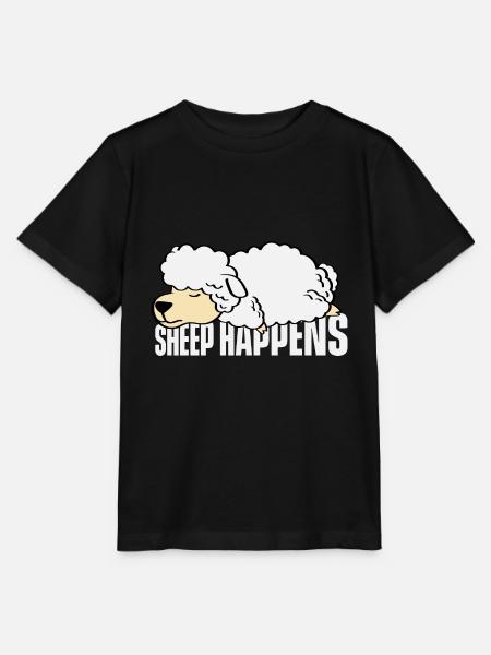 Schafe passiert Schäfer Gift - Stanley/Stella Kinder T-Shirt MINI CREATOR  - Schwarz