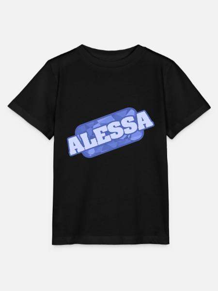 Geschenk für Alessa - Stanley/Stella Kinder T-Shirt MINI CREATOR - Schwarz