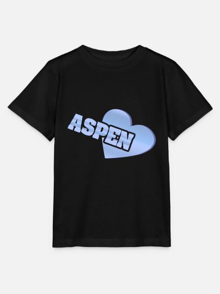 Love Aspen - Stanley/Stella Kinder T-Shirt MINI CREATOR - Schwarz