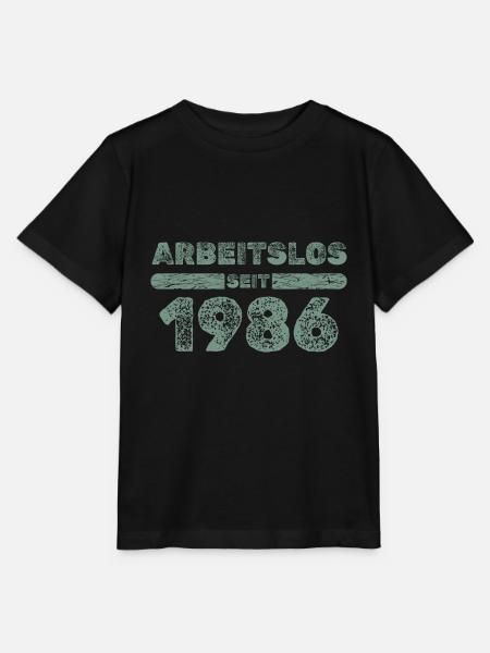 Jahr 1986 - Stanley/Stella Kinder T-Shirt MINI CREATOR - Schwarz