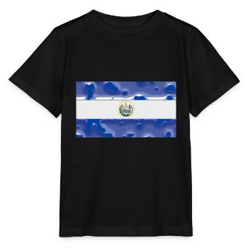El Salvador - Stanley/Stella MINI CREATOR Kids’ T-Shirt - black - Front - Mikhail (115cm)