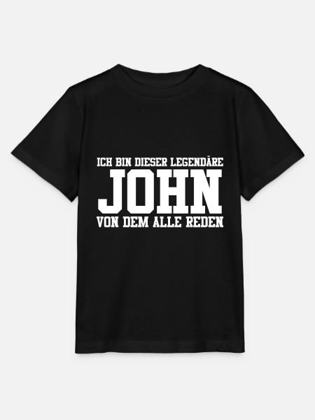 John Name Design - Stanley/Stella Kinder T-Shirt MINI CREATOR - Schwarz