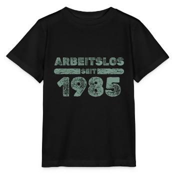 1985 - T-shirt bio MINI CREATOR Stanley/Stella Enfant - noir - Devant - Mikhail (115cm)