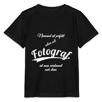 Fotograf - Stanley/Stella Kinder T-Shirt MINI CREATOR  - Schwarz - Vorne - Mikhail (115cm)