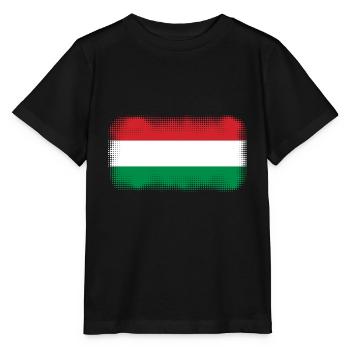 Ungarn - Stanley/Stella Kinder T-Shirt MINI CREATOR  - Schwarz - Vorne - Mikhail (115cm)