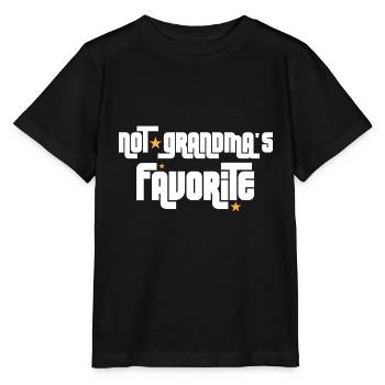Not Grandma's Favorite Grandchild Grandkids - Stanley/Stella MINI CREATOR Kids’ T-Shirt - black - Front - Mikhail (115cm)