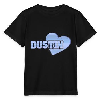 Poussière d’or - T-shirt bio MINI CREATOR Stanley/Stella Enfant - noir - Devant - Mikhail (115cm)
