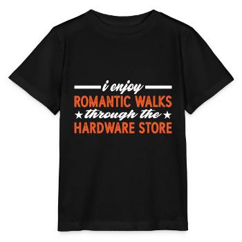 Romantic Walks Through The Hardware Store 24 - Stanley/Stella MINI CREATOR Kids’ T-Shirt - black - Front - Mikhail (115cm)