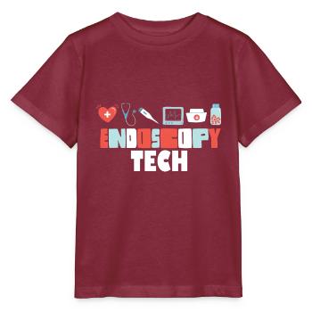 Endoscopy Tech Proud Registered Gastro Nurse Squad - Stanley/Stella MINI CREATOR Kids’ T-Shirt - burgundy - Front - Kain (125cm)