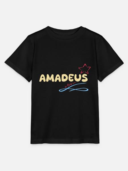 Amadeus - Stanley/Stella Kinder T-Shirt MINI CREATOR - Schwarz