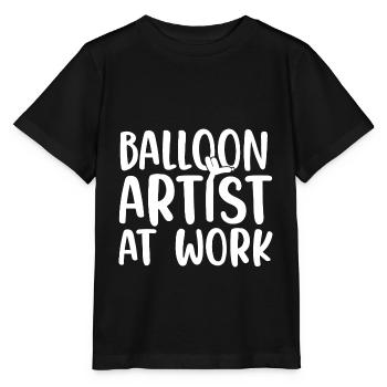 Balloon Model Balloon Artists Balloon Animals - Stanley/Stella MINI CREATOR Kids’ T-Shirt - black - Front - Mikhail (115cm)