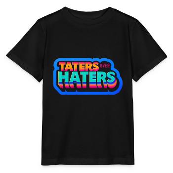Taters Over Haters 19 - Stanley/Stella Kinder T-Shirt MINI CREATOR  - Schwarz - Vorne - Mikhail (115cm)
