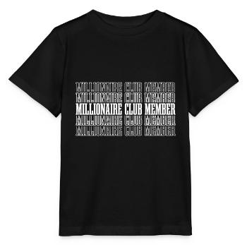 Millionaire Club Member 38 - Stanley/Stella Kinder T-Shirt MINI CREATOR  - Schwarz - Vorne - Mikhail (115cm)
