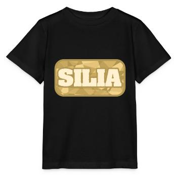 Gesundheit Silia - Stanley/Stella Kinder T-Shirt MINI CREATOR  - Schwarz - Vorne - Mikhail (115cm)