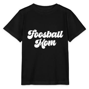 Foosball Mom Women Table Soccer Player - Stanley/Stella Kinder T-Shirt MINI CREATOR  - Schwarz - Vorne - Mikhail (115cm)