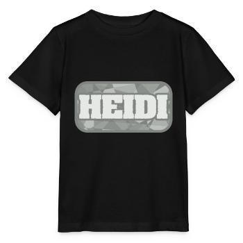 Gesundheit Heidi - Stanley/Stella Kinder T-Shirt MINI CREATOR  - Schwarz - Vorne - Mikhail (115cm)