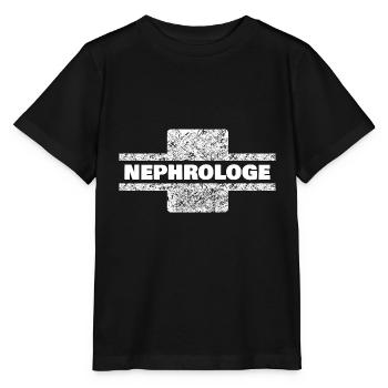 Profession : Néphrologue - T-shirt bio MINI CREATOR Stanley/Stella Enfant - noir - Devant - Mikhail (115cm)
