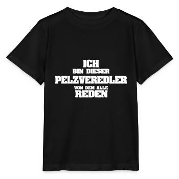 Fur refiner - Stanley/Stella MINI CREATOR Kids’ T-Shirt - black - Front - Mikhail (115cm)