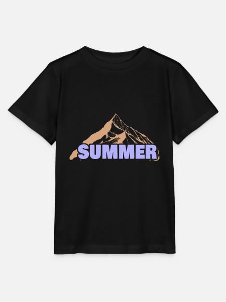 Geschenk für Summer - Stanley/Stella Kinder T-Shirt MINI CREATOR - Schwarz