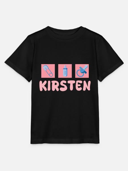 Schnuller Kirsten - Stanley/Stella Kinder T-Shirt MINI CREATOR  - Schwarz