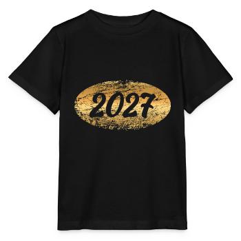 Lingots d’or 2027 - T-shirt bio MINI CREATOR Stanley/Stella Enfant - noir - Devant - Mikhail (115cm)