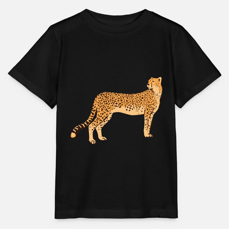 Gepard - Stanley/Stella Kinder T-Shirt MINI CREATOR - Schwarz