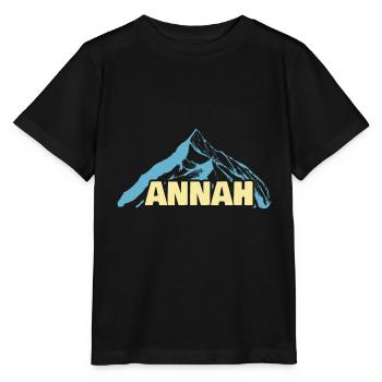 Nom de la femme Annah - T-shirt bio MINI CREATOR Stanley/Stella Enfant - noir - Devant - Mikhail (115cm)