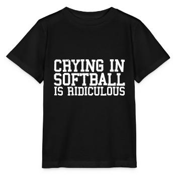 Pleurer Au Softball Est Ridicule 3 - T-shirt bio MINI CREATOR Stanley/Stella Enfant - noir - Devant - Mikhail (115cm)