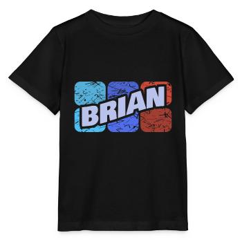 Brian als Brian - Stanley/Stella Kinder T-Shirt MINI CREATOR  - Schwarz - Vorne - Mikhail (115cm)