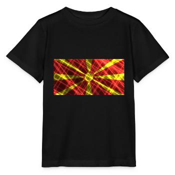 North Macedonia North Macedonia - Stanley/Stella MINI CREATOR Kids’ T-Shirt - black - Front - Mikhail (115cm)