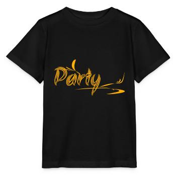 Party bus as a party bus - Stanley/Stella MINI CREATOR Kids’ T-Shirt - black - Front - Mikhail (115cm)