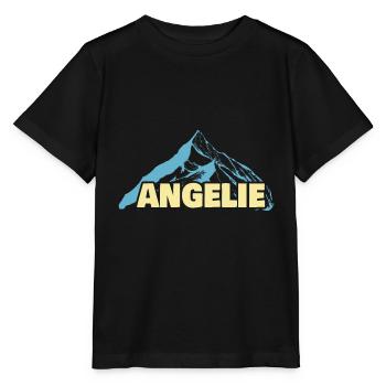 Nom de femme Angelie - T-shirt bio MINI CREATOR Stanley/Stella Enfant - noir - Devant - Mikhail (115cm)
