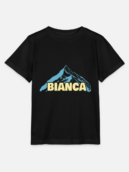 Geschenk für Bianca - Stanley/Stella Kinder T-Shirt MINI CREATOR  - Schwarz