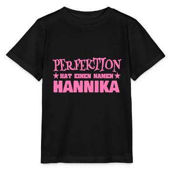 Nom de la femme Hannika - T-shirt bio MINI CREATOR Stanley/Stella Enfant - noir - Devant - Mikhail (115cm)
