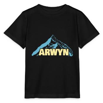 Arwyn als Frauenname - Stanley/Stella Kinder T-Shirt MINI CREATOR  - Schwarz - Vorne - Mikhail (115cm)