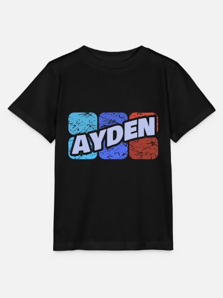 Geschenk für Ayden - Stanley/Stella Kinder T-Shirt MINI CREATOR - Schwarz