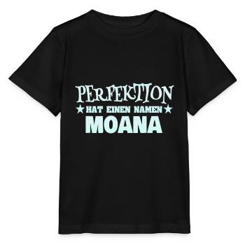 Nom de la femme Moana - T-shirt bio MINI CREATOR Stanley/Stella Enfant - noir - Devant - Mikhail (115cm)