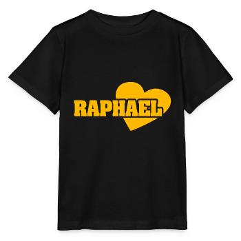 Gift for Raphael - Stanley/Stella MINI CREATOR Kids’ T-Shirt - black - Front - Mikhail (115cm)