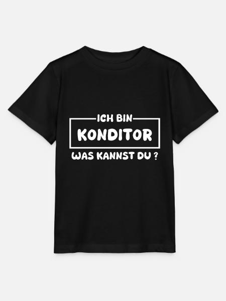 Konditor - Stanley/Stella Kinder T-Shirt MINI CREATOR  - Schwarz