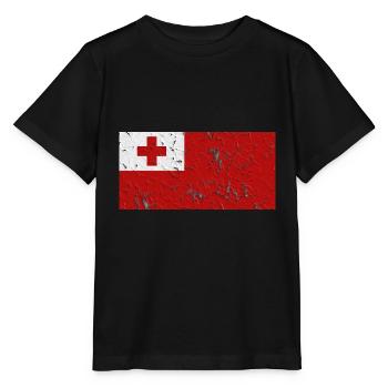 Geschenk für Tonga - Stanley/Stella Kinder T-Shirt MINI CREATOR  - Schwarz - Vorne - Mikhail (115cm)