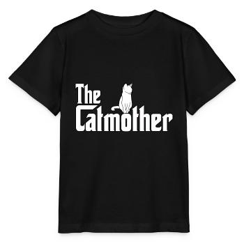 Katzen Mama Katzenhalter Parodie Katzenbesitzer - Stanley/Stella Kinder T-Shirt MINI CREATOR  - Schwarz - Vorne - Mikhail (115cm)