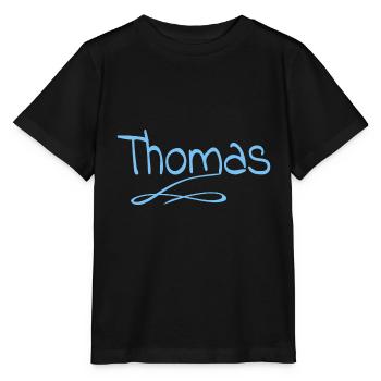 Thomas - Stanley/Stella Kinder T-Shirt MINI CREATOR  - Schwarz - Vorne - Mikhail (115cm)